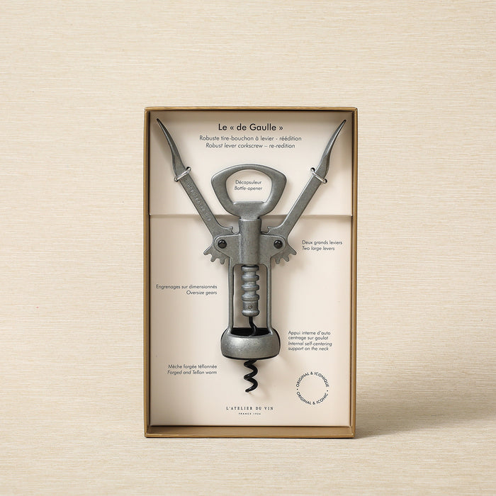De Gaulle style corkscrew