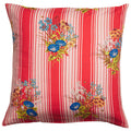 Dempsey Linen Euro Pillowcase Set - Poppy