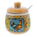 sugar bowl with lid