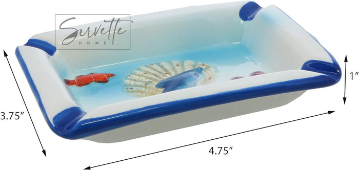 Dolphin Scene Ash Tray