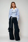 Domenico Stripe Two Piece Top