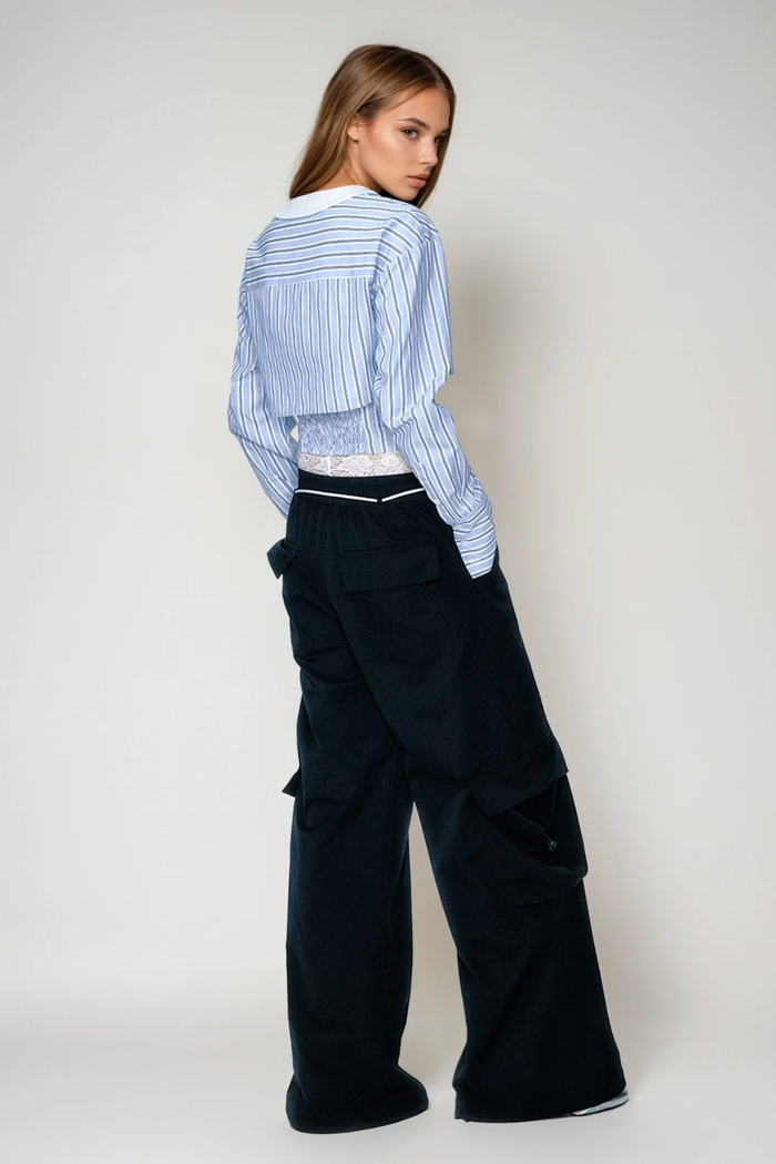Domenico Stripe Two Piece Top