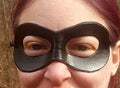 Domino Mask - Round Edged Molded Leather Mask