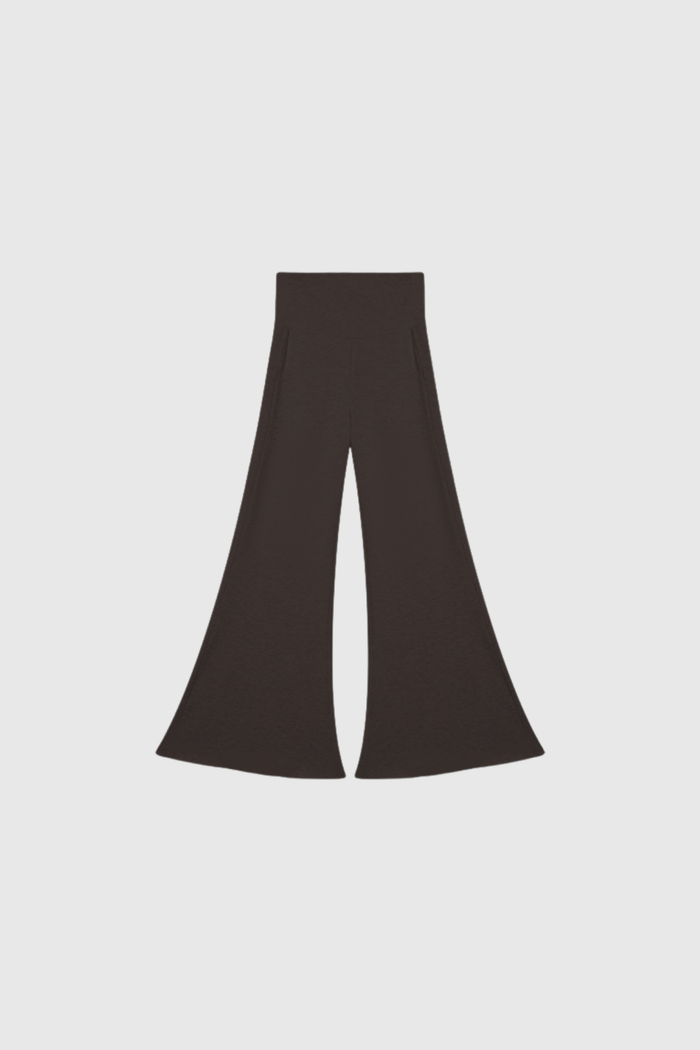 Donatella Bootcut Pants In Brown