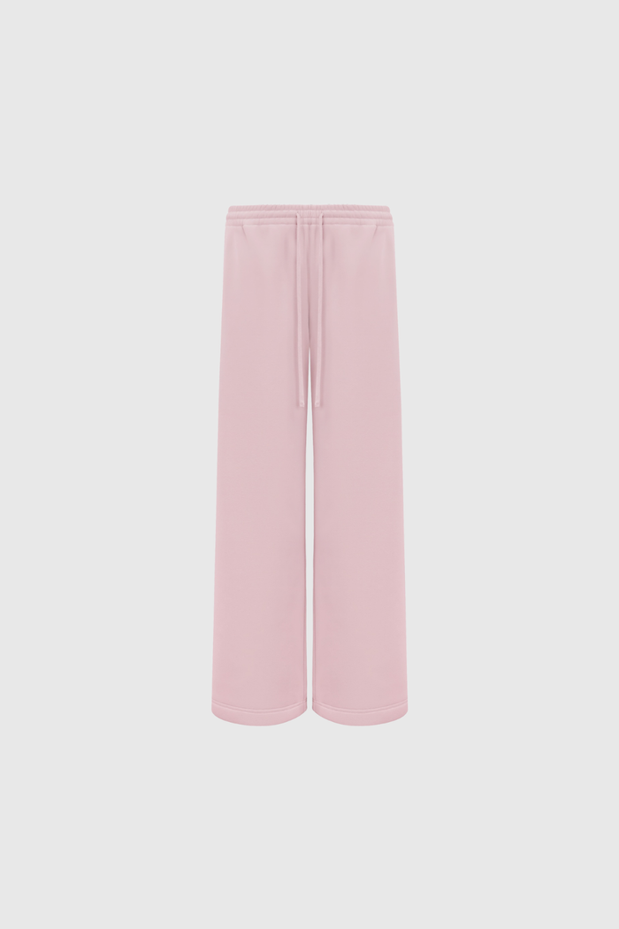 Donatello Drawstring Straight Pants In Pink