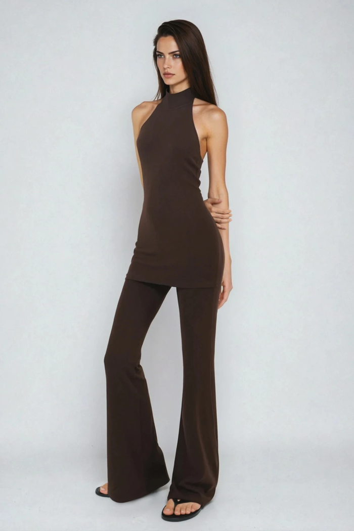 Donatianus Halter Neck Pants Set