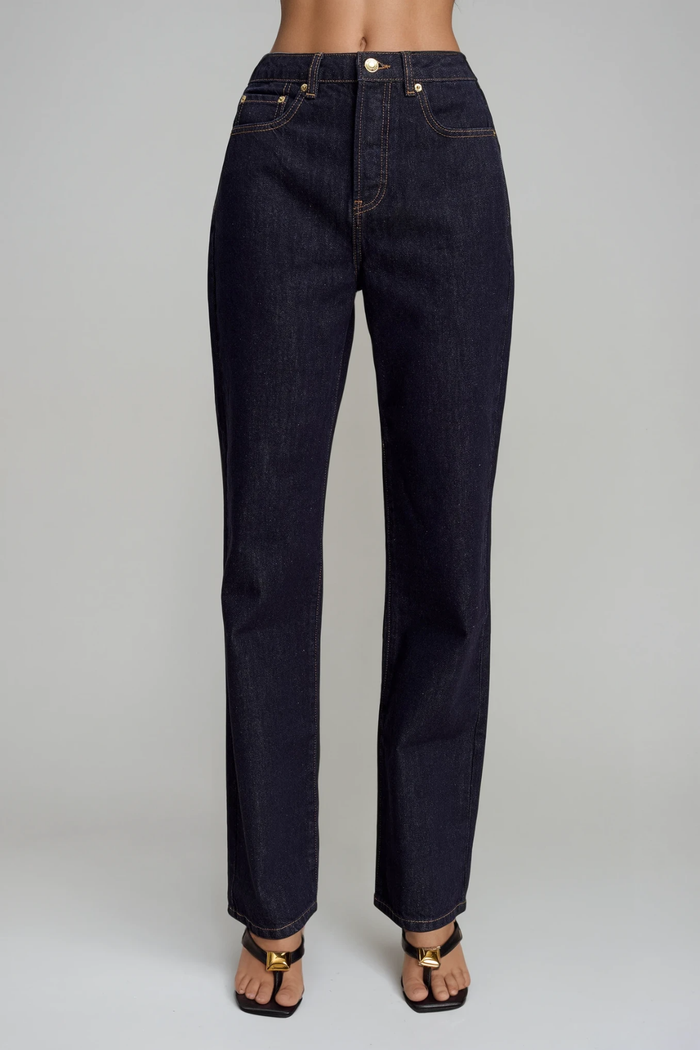 Dorkas Embellished Denim Pants Set