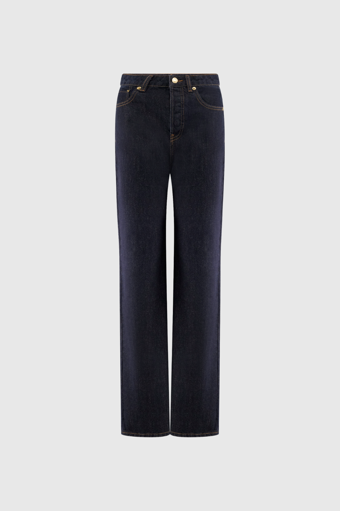 Dorkas Embellished Denim Pants Set