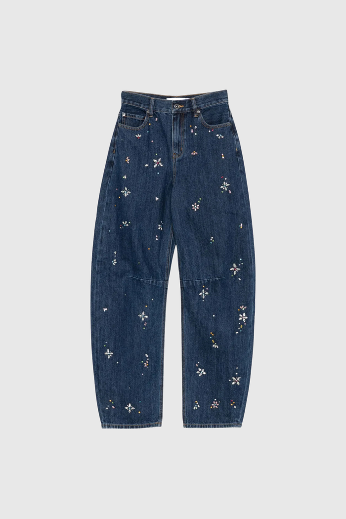 Doroteia Embellished Barrel Jeans