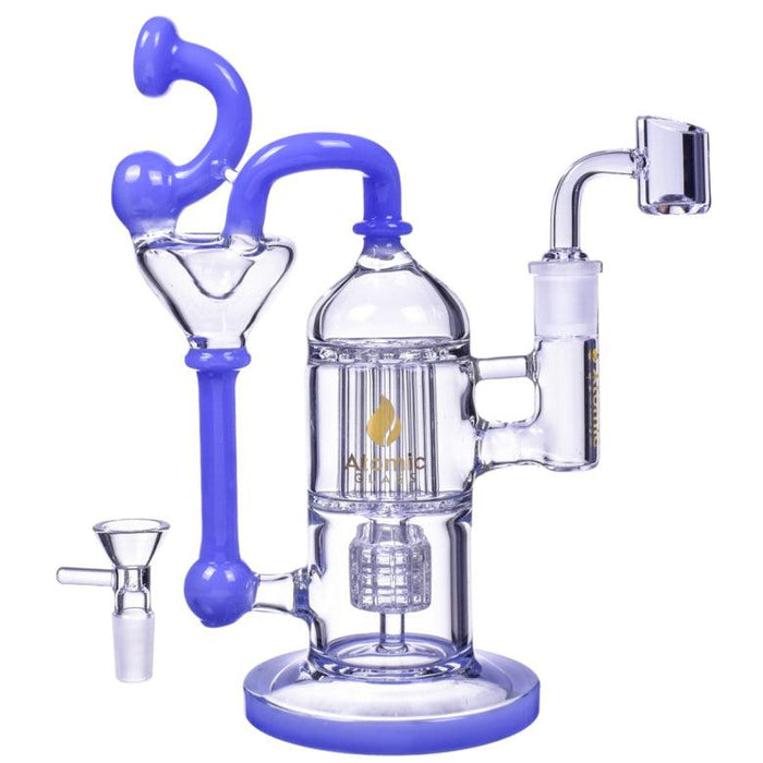 Dual Perc Funnel 9" Dab Rig