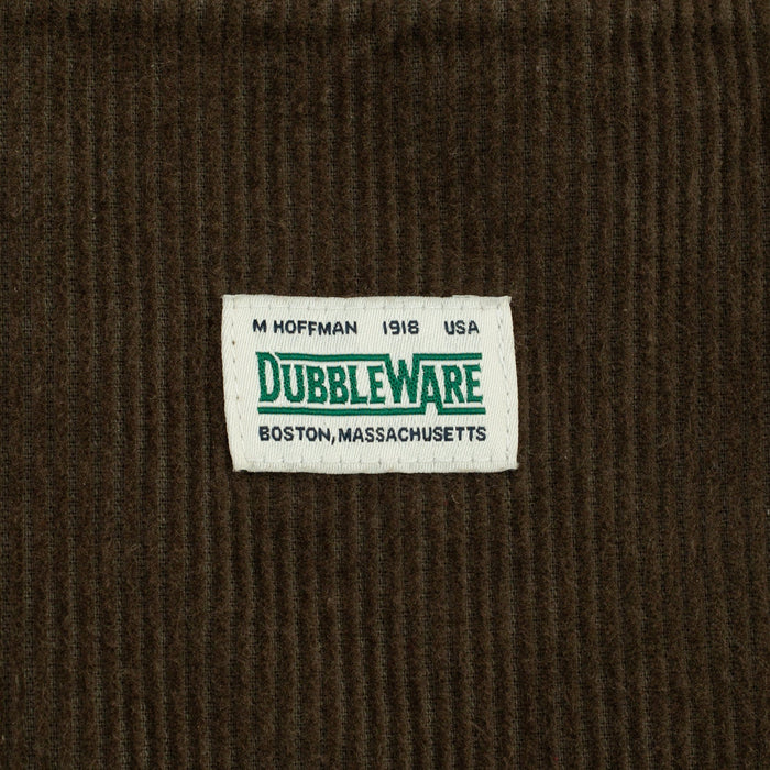 Dubbleware Lined Snap Overshirt - Brown Corduroy