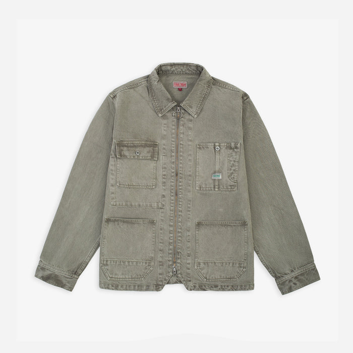 Dubbleware Zip Rider Chore Jacket - Olive Night