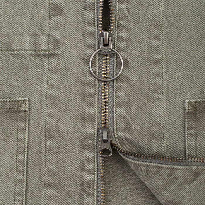 Dubbleware Zip Rider Chore Jacket - Olive Night