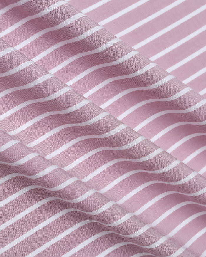 Dusty Pink Stripe Shirt - Hamber