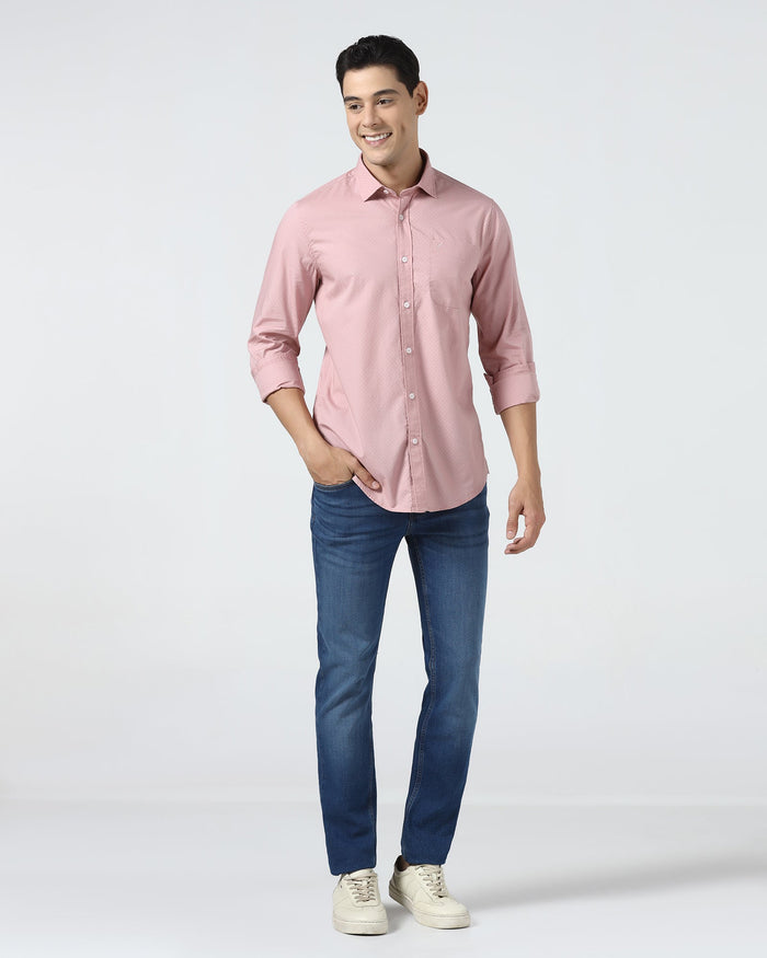 Dusty Pink Textured Shirt - Recon