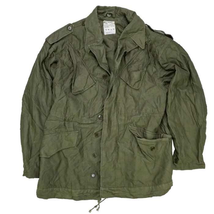Dutch Army Olive Drab Field Jacket - Small - Dutch Army Surplus - Field Jackets