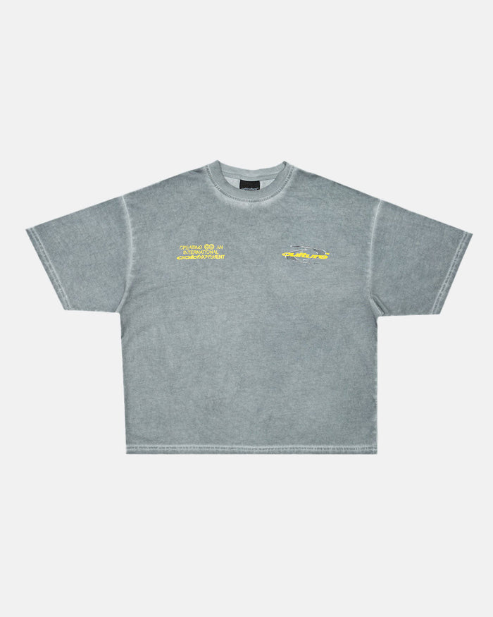 DYNAMIC TEE DYED MID BLUE - COLD CULTURE