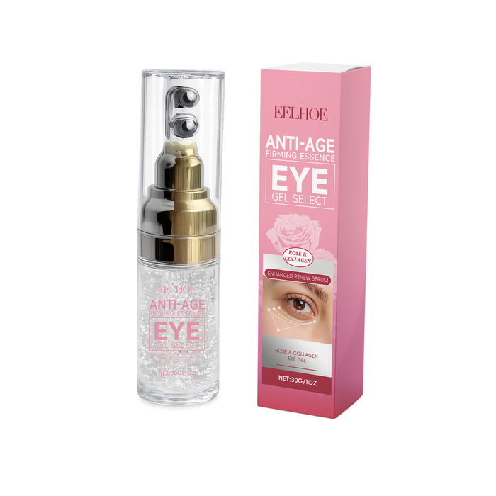 EELHOE Rose & Collagen Hydrating Eye Gel with Roller Applicator, 30 g 30g EELHOE COSMETICS