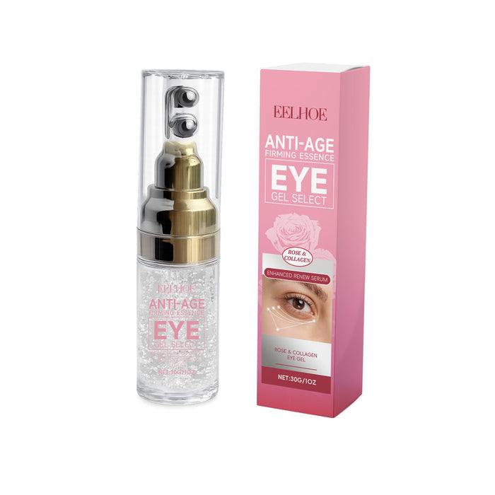 EELHOE Rose & Collagen Hydrating Eye Gel with Roller Applicator, 30 g EELHOE COSMETICS