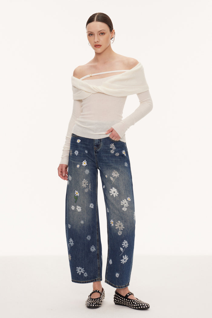 Eindride Deconstruct Twist Knit Top