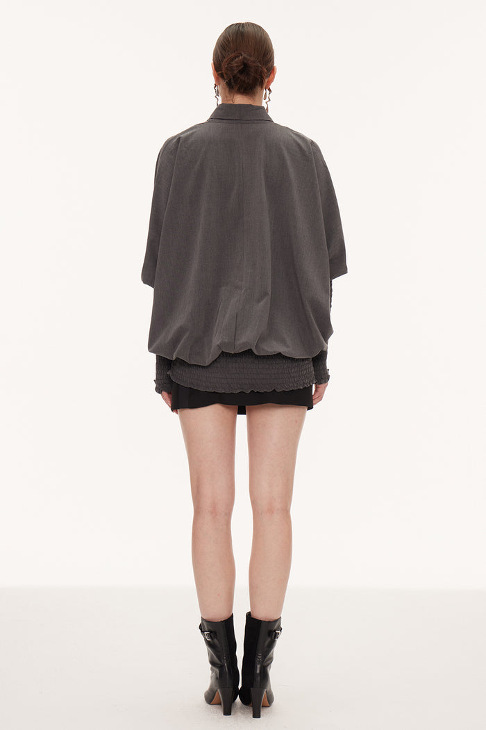Eirian Tie Up Balloon Sleeve Shirt