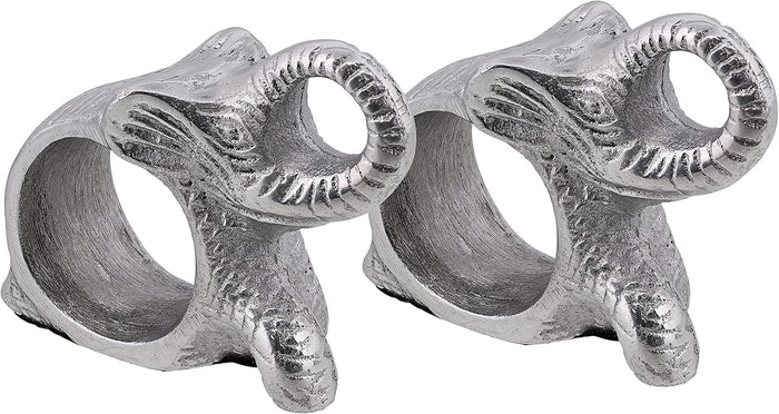 Elephant Napkin Rings - Set of 2