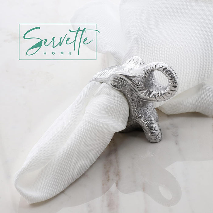 Elephant Napkin Rings - Set of 2