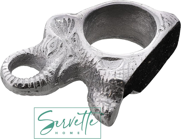 Elephant Napkin Rings - Set of 2