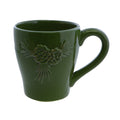 green ceramic mug