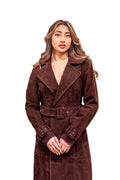 Emma Nubuck Trench coat