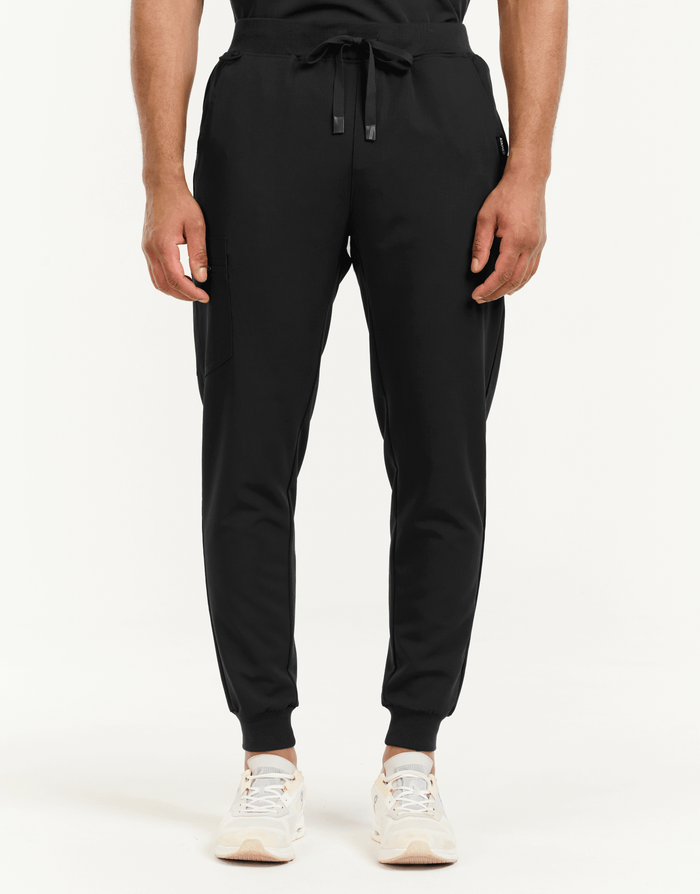Essential Jogger Scrub Pants - Black