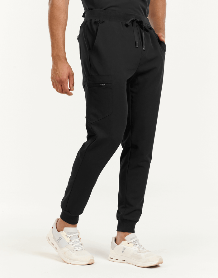 Essential Jogger Scrub Pants - Black