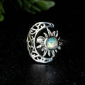 Ethiopian Opal Ring 4.5mm Size 5 - InnerVision Crystals