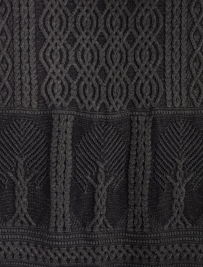 Fairy Tree Celtic Throw - Charcoal Mix #color_charcoal-mix