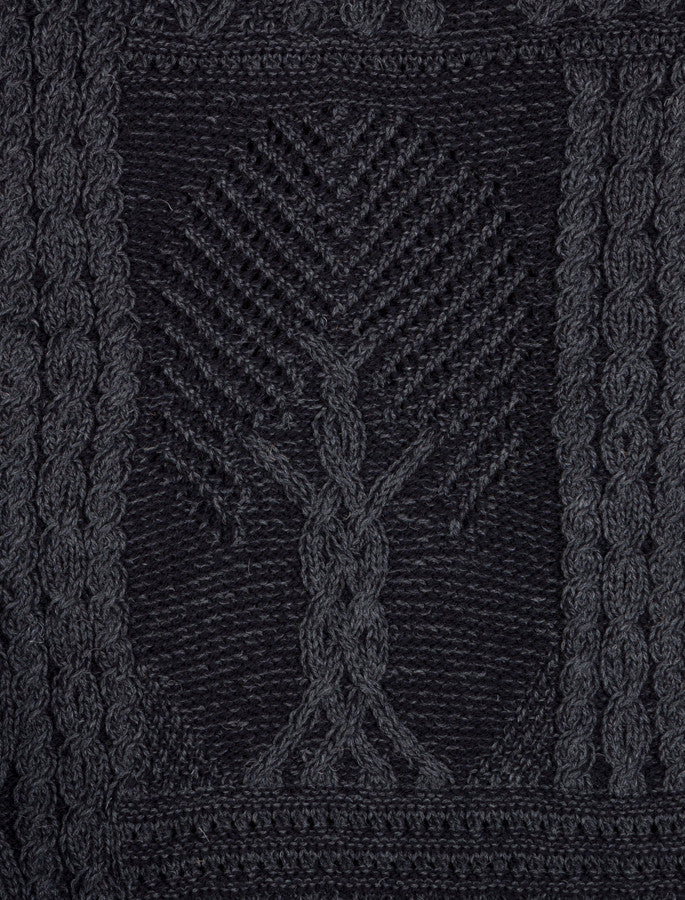 Fairy Tree Celtic Throw - Charcoal Mix #color_charcoal-mix