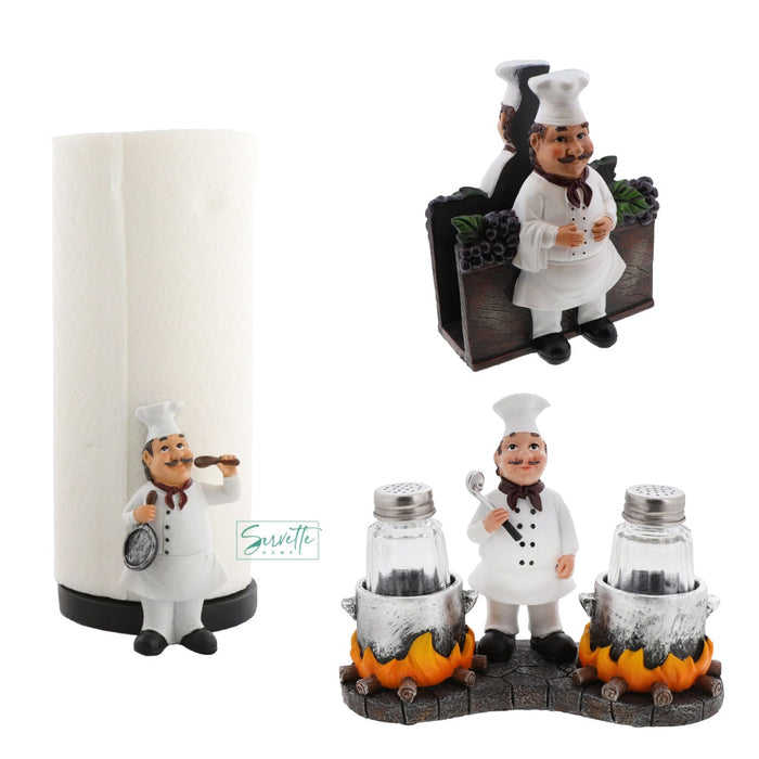 chef kitchen decor gift set