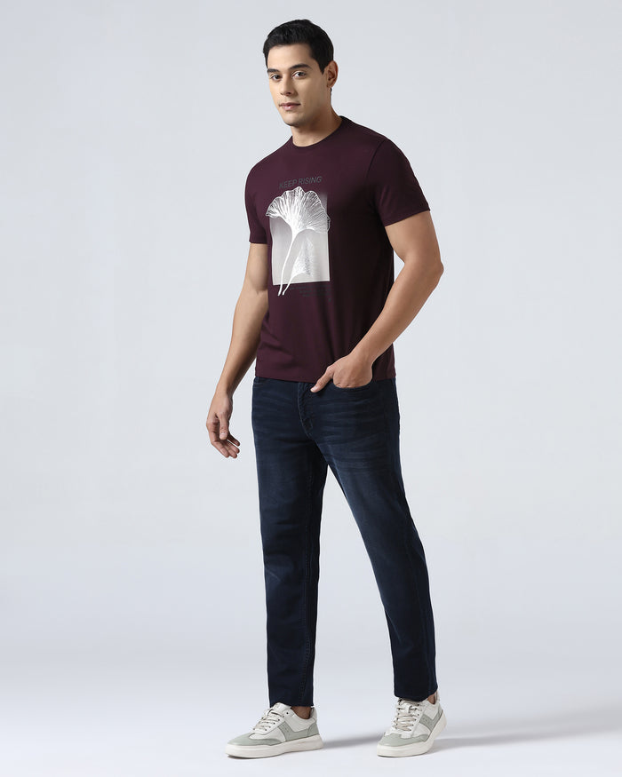 Fig Crew Neck Printed T-Shirt - James
