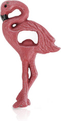 Flamingo Cast Iron Beer Bottle Opener, Pink