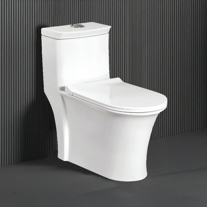 Floor Mounted Ceramic One Piece Closet - Trivia