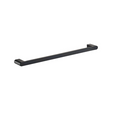 Flores 600 Black Single Towel Rail - Acqua Bathrooms