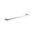 Flores 600 Brushed Nickel Single Towel Rail - Acqua Bathrooms