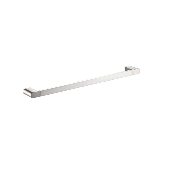 Flores 600 Chrome Single Towel Rail - Acqua Bathrooms