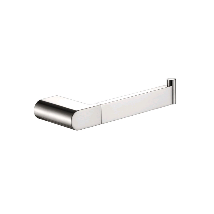 Flores Brushed Nickel Toilet Roll Holder - Acqua Bathrooms
