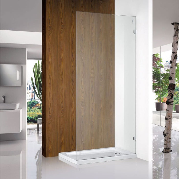 Frameless Fixed Panel Shower Screen - Acqua Bathrooms