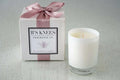 French Flower Market 1-Wick White Glass Candle