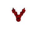 French Liquors Red and Black Sticker #14