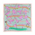 FRIDA x LOST PATTERN "House of Frida" Silk Bandana Scarf - Pink