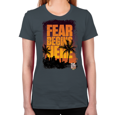 FTWD Fear Begins Here Women's T-Shirt