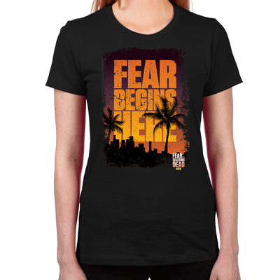 FTWD Fear Begins Here Women's T-Shirt