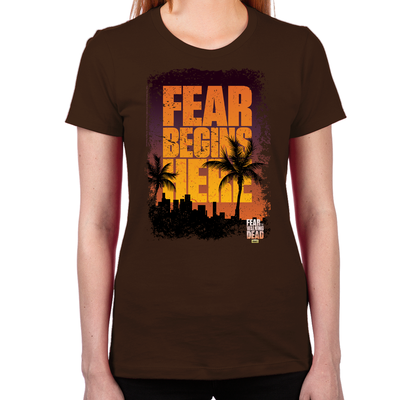 FTWD Fear Begins Here Women's T-Shirt